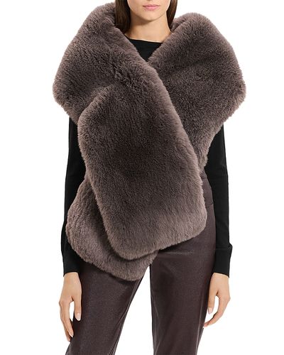 Theory Theory Faux Fur Stole