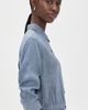 Theory Theory Fixed Sleeve Cropped Shirt Light Denim - 4