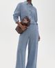 Theory Theory Fixed Sleeve Cropped Shirt Light Denim - 5