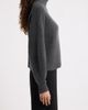 Theory Theory Fold-Over Turtleneck Cashmere Sweater - 3