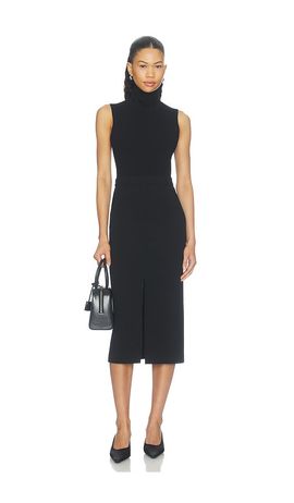 Theory Theory Funnel Neck Dress