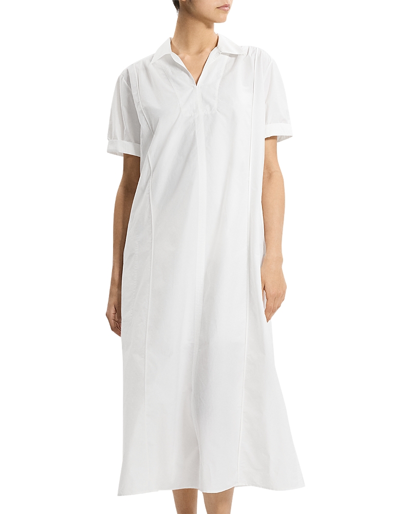 white dress with bow in back Carrie Mini Dress