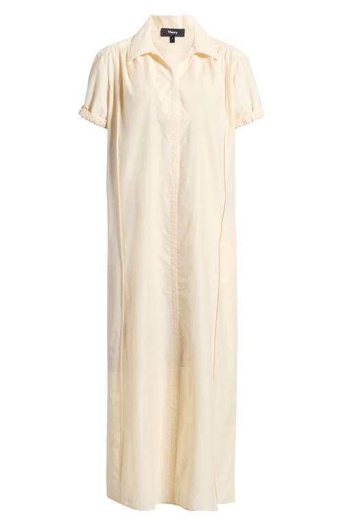 Theory Theory Gathered Polo Midi Dress