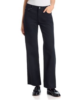 Theory Theory High Rise Brushed Slim Straight Jeans