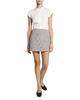 Theory Theory High Waisted Mini Skirt in Striped Tweed - 2