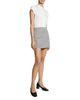 Theory Theory High Waisted Mini Skirt in Striped Tweed - 6