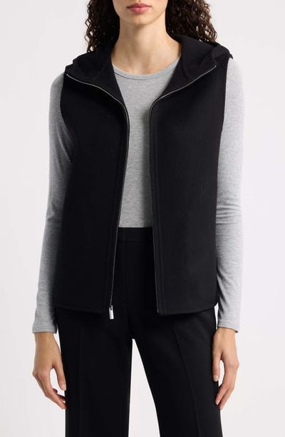 Theory Theory Hooded Wool Blend Zip Vest