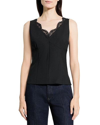Theory Theory Lace Tailored Top