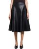 Theory Theory Leather Circle Midi Skirt - 1