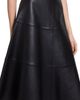 Theory Theory Leather Circle Midi Skirt - 3