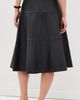 Theory Theory Leather Circle Skirt Black - 3