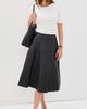 Theory Theory Leather Circle Skirt Black - 5
