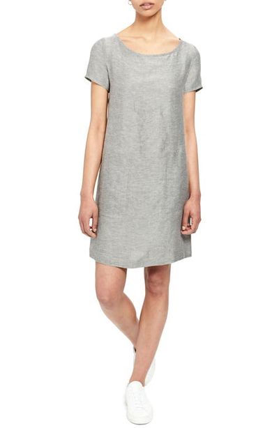 Theory Theory Linen Blend Shift Dress