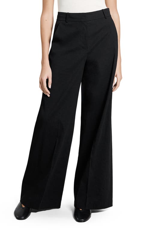 Theory Theory Linen Blend Wide Leg Pants