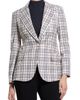 Theory Theory Lynnia Plaid Wool Blazer - 1