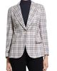 Theory Theory Lynnia Plaid Wool Blazer - 4
