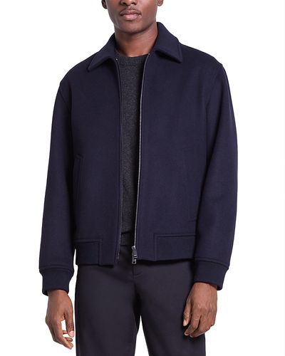 Theory Theory Melton Wool Bomber Jacket