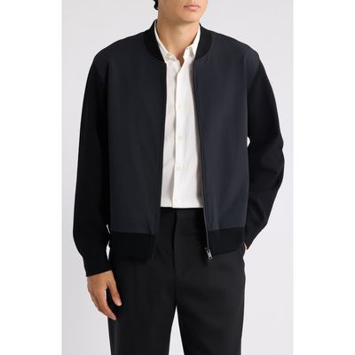 Theory Theory Mixed Media Sweater Bomber Jacket