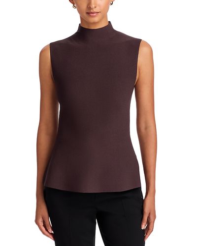 Theory Theory Mock Neck Peplum Top