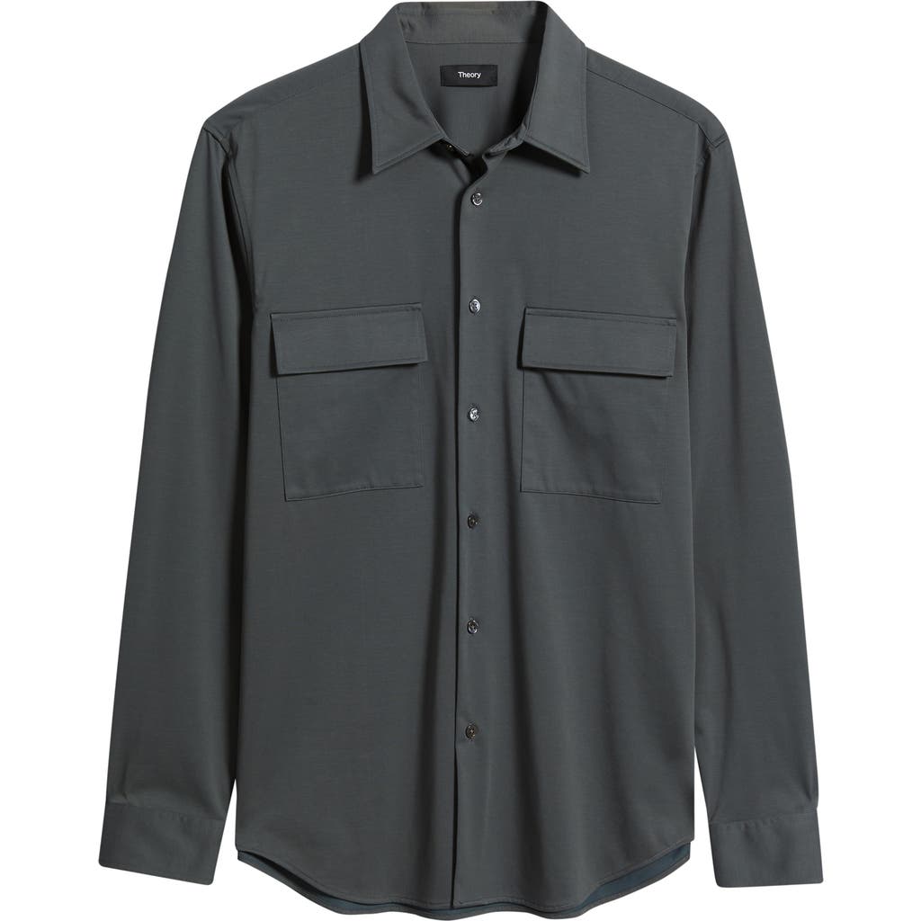 Theory Theory Noll Long Sleeve Button-Up Shirt