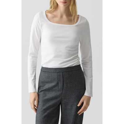 Theory Theory Organic Pima Cotton Long Sleeve T-Shirt