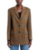 Theory Theory Oversized Blazer in Plaid Wool-Cashmere - 3