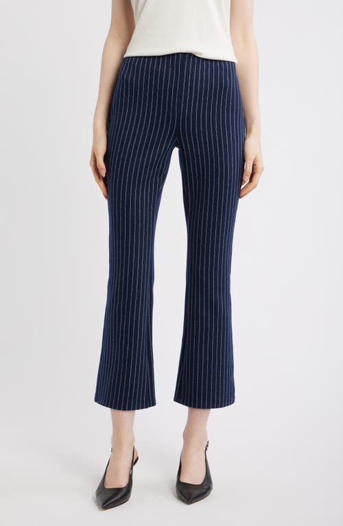 Theory Theory Pinstripe Crop Kick Flare Pants