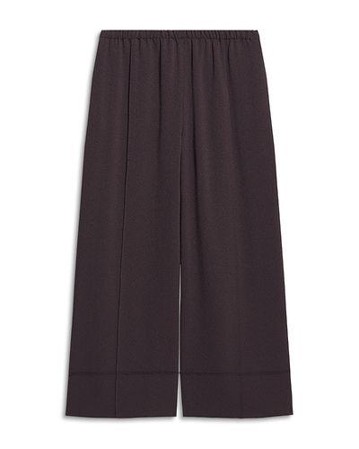 Theory Theory Pintuck Pebble Crepe Seamed Pants
