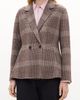 Theory Theory Plaid Double Breasted Wool & Cashmere Coat - 1