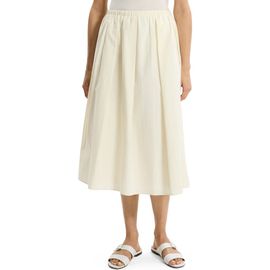 Theory Theory Pleated Organic Cotton Midi Skirt