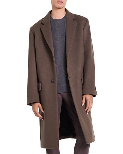 Theory Theory Plush Melton Wool Blend Tailored Coat