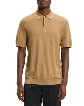 Theory Theory Polo in Silk Cotton