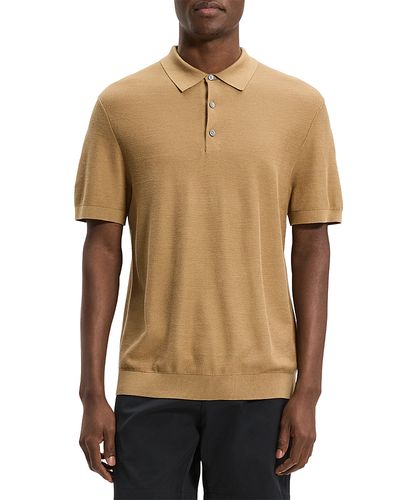 Theory Theory Polo in Silk Cotton
