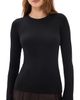 Theory Theory Purl Long Sleeve Tee Black - 1