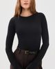 Theory Theory Purl Long Sleeve Tee Black - 2