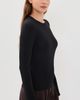Theory Theory Purl Long Sleeve Tee Black - 4