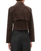 Theory Theory Reece Cropped Leather Trench Coat - 3
