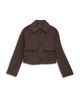 Theory Theory Reece Cropped Leather Trench Coat - 4