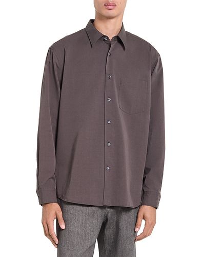 Theory Theory Relaxed Fit Weekend Shirt in Weekend Cotton
