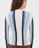 Theory Theory Ribbed Cardigan Ivory Multi/Chk - 3