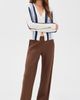 Theory Theory Ribbed Cardigan Ivory Multi/Chk - 5