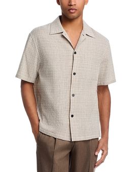 Theory Theory Short Sleeve Shirt in Mini Texture