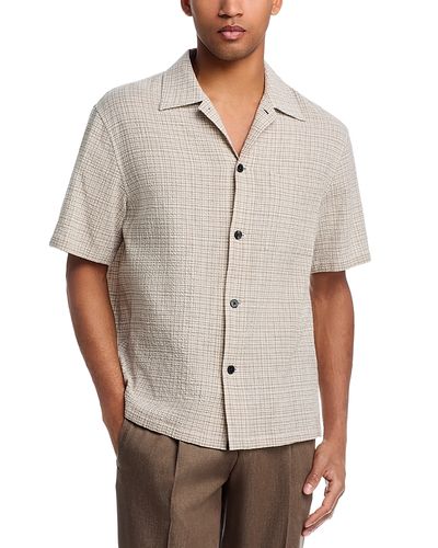 Theory Theory Short Sleeve Shirt in Mini Texture