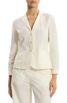 Theory Theory Shrunken Organic Cotton Blazer