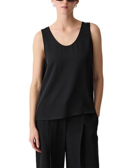 Theory Theory Silk Scoop Neck Shell