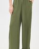 Theory Theory Slit Washed Twill Pants Forest Moss - 2r2 - 2