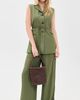 Theory Theory Slit Washed Twill Pants Forest Moss - 2r2 - 5