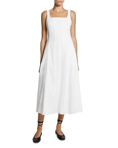 Theory Theory Square Neck Seamed Dress