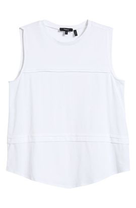 Theory Theory Step Pleat Organic Pima Cotton Tank