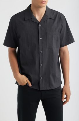 Theory Theory Stripe Camp Shirt